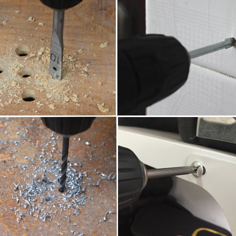 21 PCS / Set Multi-Function Drill High-Speed Steel Twist Drill Group Tool by buy2fix