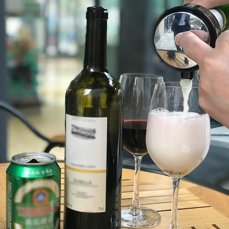 IDC002 Ultrasonic Electronic Waken Smart Beer Bubbler(Classic Black) by buy2fix