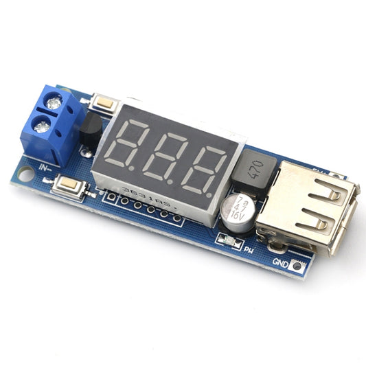 HW-318 12V To 5V Buck Module DC-DC 3A DC Power Module LED Battery Car Voltmeter by buy2fix
