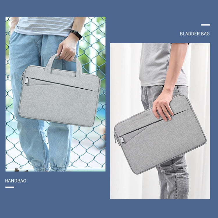 BUBM FMBX Laptop Liner Bag Business Computer Bag Large-Capacity Computer Handbag, Size: 11/12 inch(Gray) by BUBM