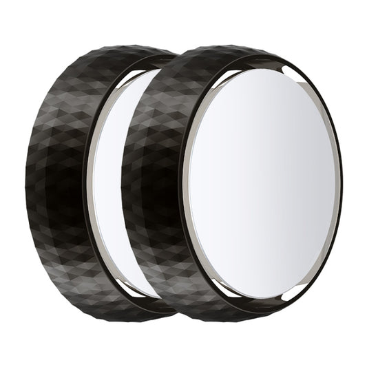 Repeated Disassembly Absorbing Car Back Vision Reversing Small Round Mirrors, Color: Black by buy2fix