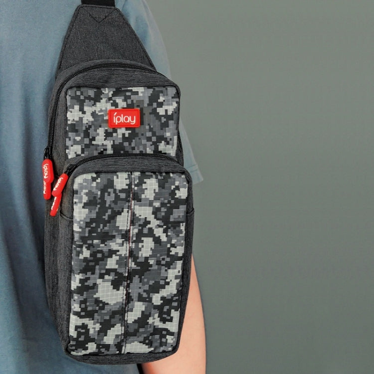 IPLAY HBS-233 Multifunctional Large-Capacity Portable Game Console Storage Bag For Nintendo Switch / Switch Lite(Camouflage) by buy2fix