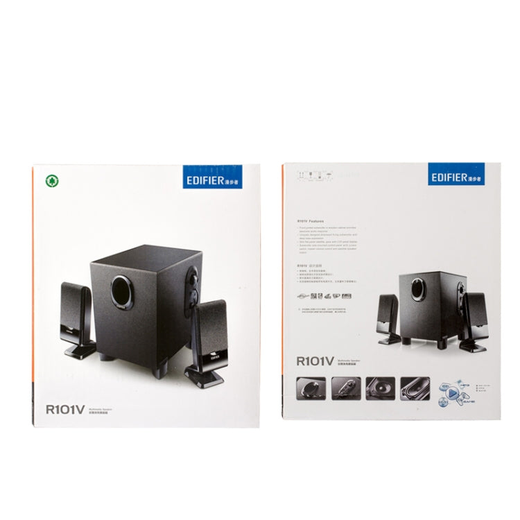 EDIFIER R101V Laptop Audio Home Mini Subwoofer, US Plug(Black) by Edifier