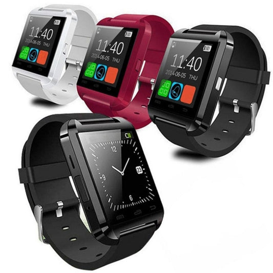 Portable Multifunctional Bluetooth V3.0 + EDR Smart Wrist Watch(Red) by buy2fix