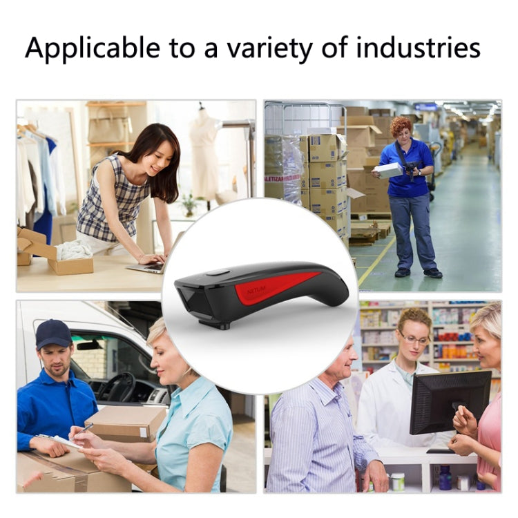 NETUM Wireless Bluetooth Scanner Portable Barcode Warehouse Express Barcode Scanner, Model: C990 Two-dimensional by buy2fix