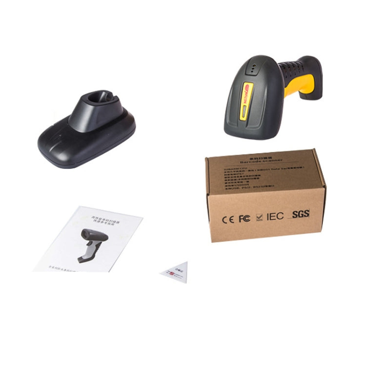 NETUM DPM Waterproof Industrial Barcode Scanner With Storage Barcode QR Code Scanner, Specification : Wireless by buy2fix