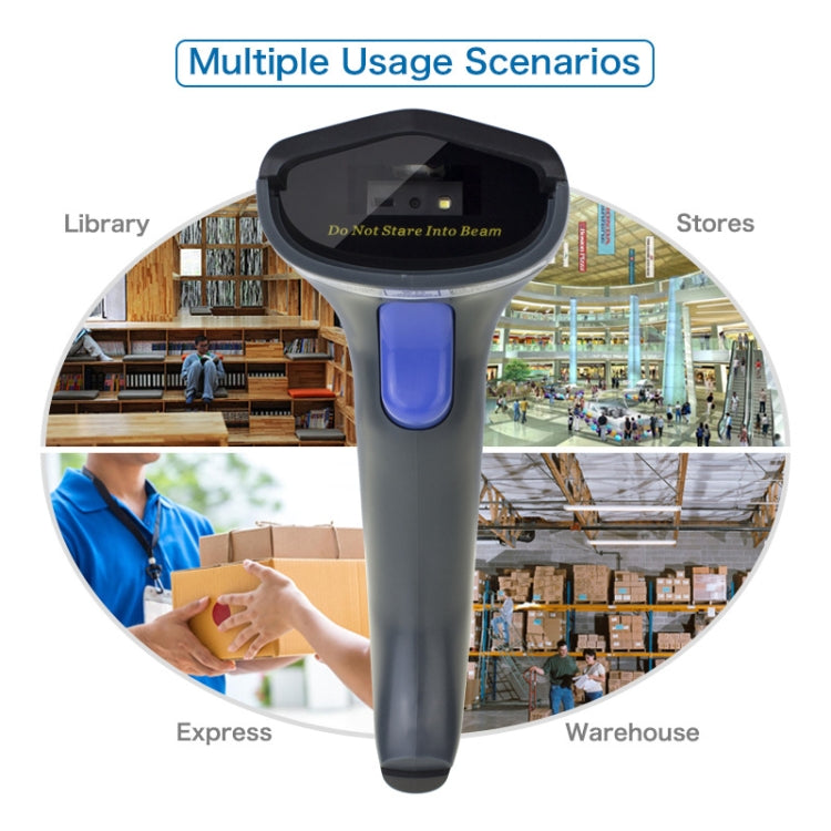 NETUM High-Precision Barcode QR Code Scanner, Model: Wireless by buy2fix