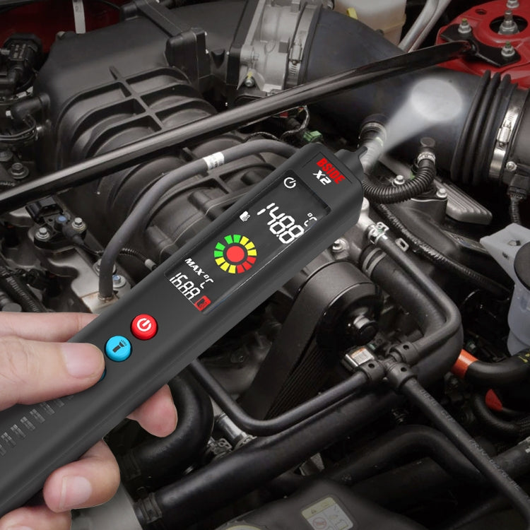 BSIDE X2 Three-Mode Smart Multimeter Electric Pen Infrared Thermometer with Flashlight Lighting by BSIDE