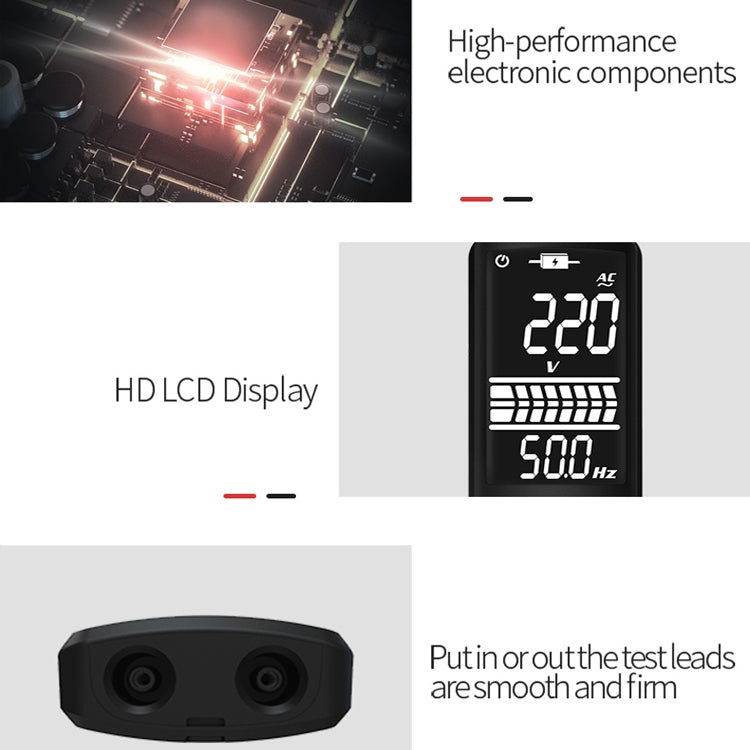 BSIDE Dual-Mode Smart Large-Screen Display Multimeter Electric Pen Portable Voltage Detector, Specification: ADMS1CL by BSIDE