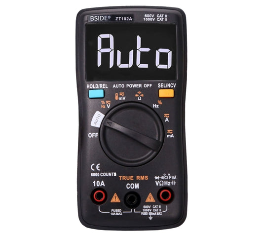 BSIDE ZT102A LCD Display 6000 Words AUTO Intelligent Gear Automatic Range Digital Multimeter by BSIDE