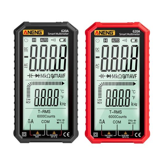 ANENG 620A Full Screen Smart Digital Multimeter(Black) by ANENG