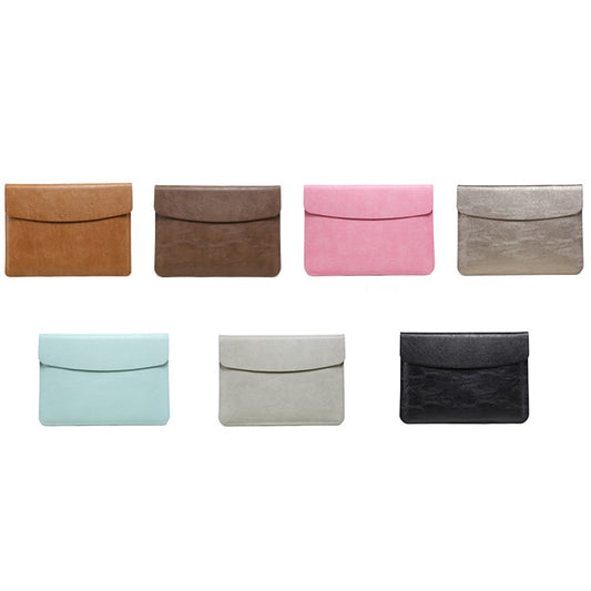 Horizontal Litchi Texture Laptop Bag Liner Bag For MacBook 13 Inch A1708 / 1706/1989 / A2337 / A2338(Liner Bag Yellow) by buy2fix