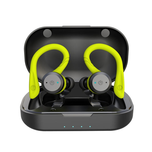BE1032 Ear-mounted Waterproof Sports TWS Wireless Bluetooth Earphone(Fluorescent Green) by buy2fix