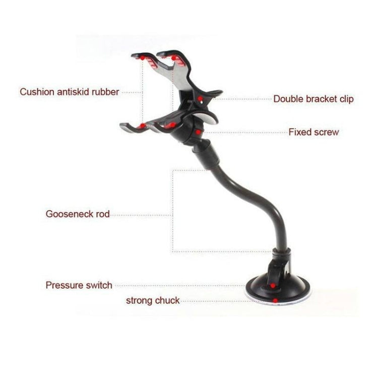 Universal Suction Cup Car Windshield Mount Phone Holder Glass Sticky Bracket by buy2fix
