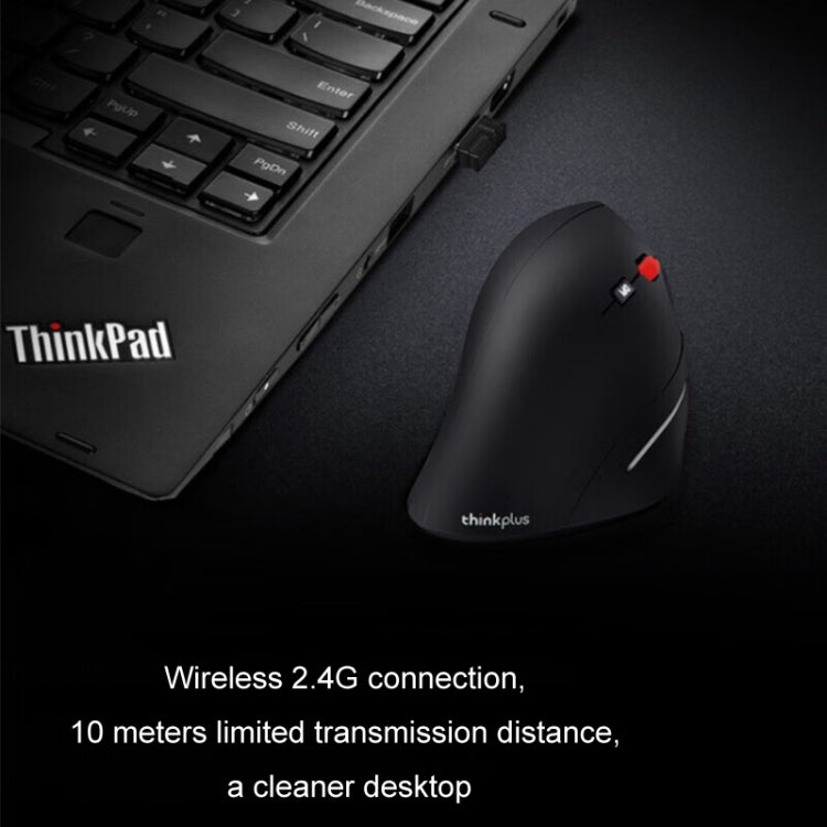 Lenovo Thinkbook Wireless Mouse Ergonomic Design Side Grip Mice by Lenovo