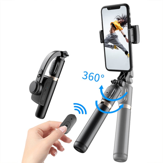 CYKE Q08 Anti-Shake Gimbal Bluetooth Selfie Stick Handheld Phone Live Tripod(No light Version) by CYKE