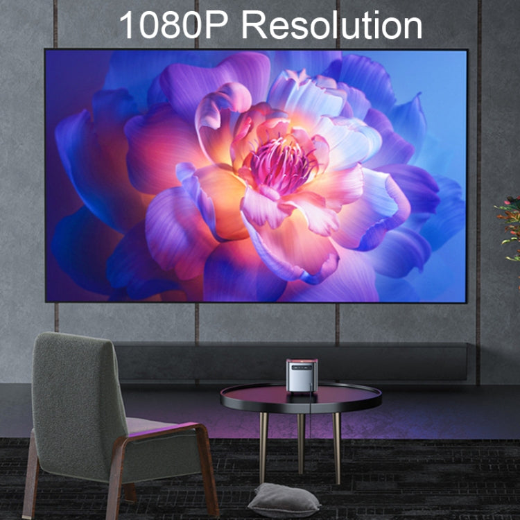 P3 Mini Home HD Projector Portable 1080P Dual-Band 5G WiFi Smart Voice Projector(AU Plug) by buy2fix