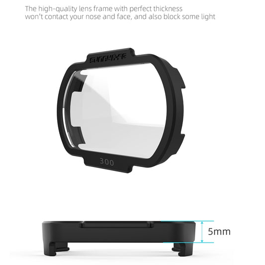Sunnylife FV-Q9334 2 PCS Myopia Lens Nearsighted Corrective Aspherical Lens for DJI FPV Goggles V2, Colour: 200 Degree by Sunnylife