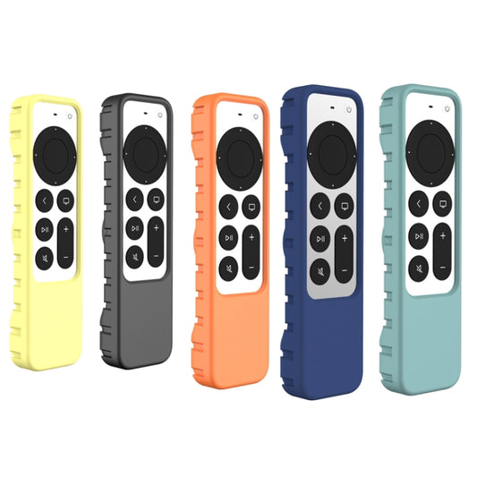 2 PCS Remote Control All-Inclusive Protective Cover, Applicable Model: For Apple TV 4K(Orange) by buy2fix