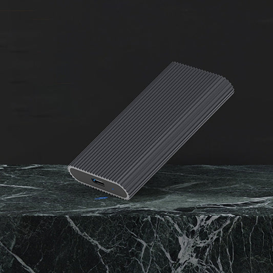 Blueendless M3T MSATA Mobile Hard Disk Box TYPE-C Transfer USB3.1 Notebook Solid Hard Disk Box(Black) by Blueendless