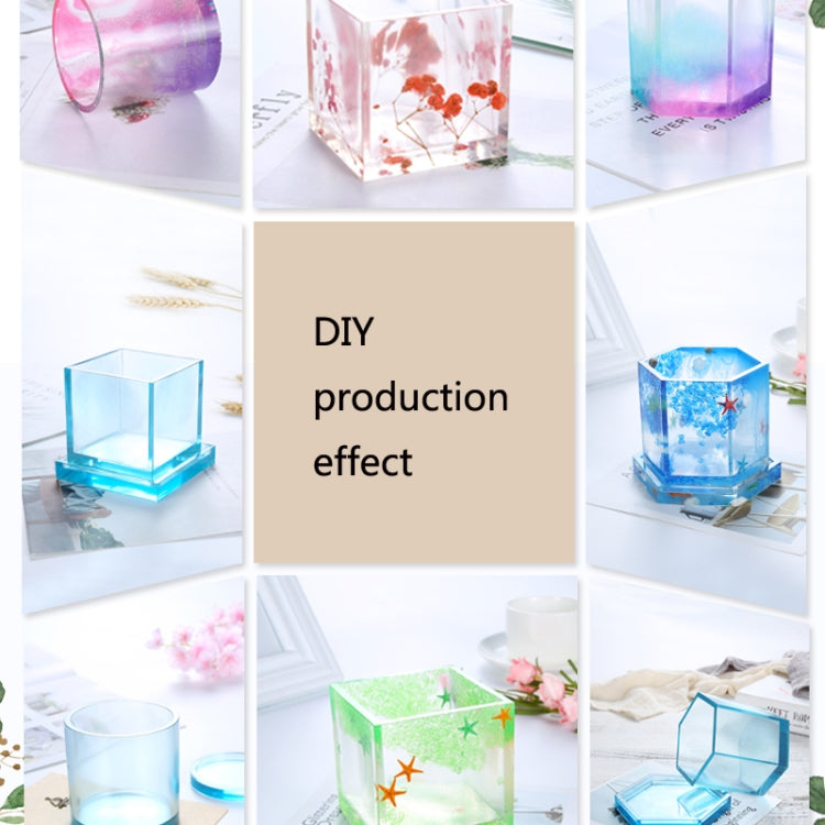 BM-02 Flower Pot Cup Pen Holder Silicone Mold(Roun) by buy2fix