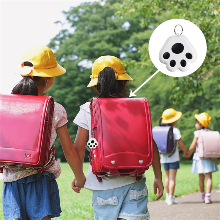 2 PCS HYC-09 Dog Paw Bluetooth Anti-Lost Device Pet Tracking Locator Keychain Smart Search Two-Way Alarm(Black) by buy2fix