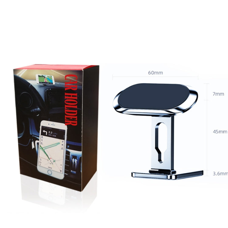 2 PCS Multifunctional Car Phone Holder Magnetic Suction Instrument Panel Navigation Suction Cup Holder, Colour: F6 Black by buy2fix