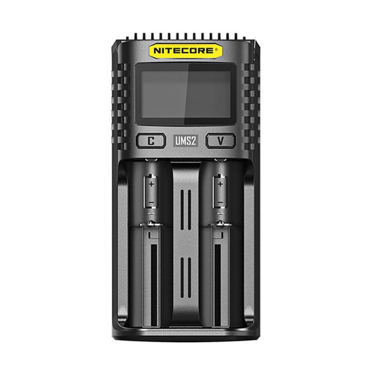 NITECORE Fast Lithium Battery Charger, US Plug, Model: UMS2 by NITECORE