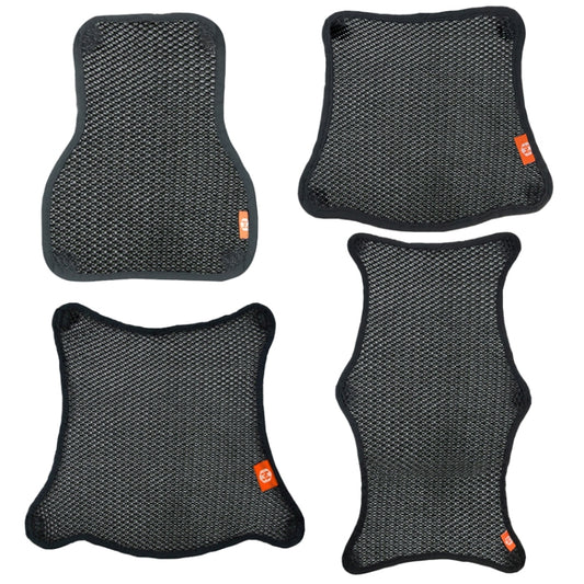 HOUZHI MTZT1010 Motorcycle Sun Insulation Cushion 3D Grid Breathable Sweating Cool Seat Cover, Style: Single Layer S by buy2fix