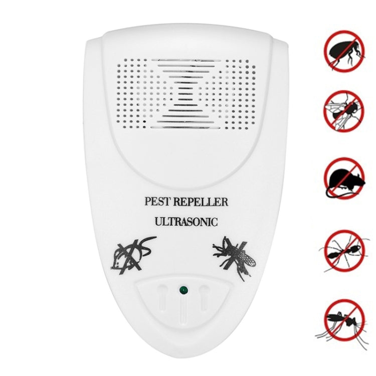LI-3110 Ultrasonic Electronic Rat Repeller Household Smart Insect Repellent, Style: US Plug(White) - Repellents by buy2fix | Online Shopping UK | buy2fix