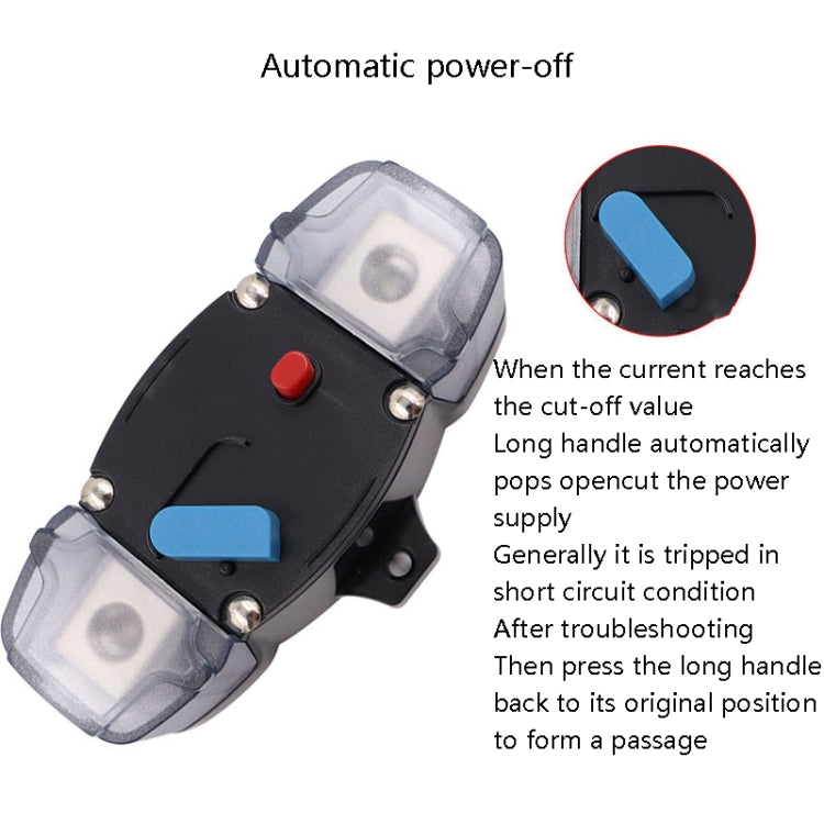 CB8 Car Route Yacht Ship Audio Refit Automatic Circuit Breaker Power Circuit Protection Insurance Switch, Specification: 250A by buy2fix
