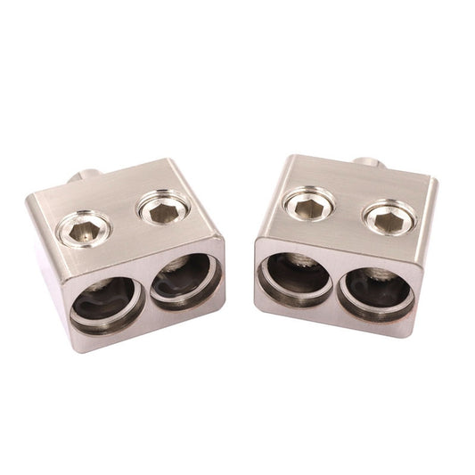 2 PCS RT54 Car Audio Amplifier 1 Point 2 Splitter High Power Supply Terminal by buy2fix