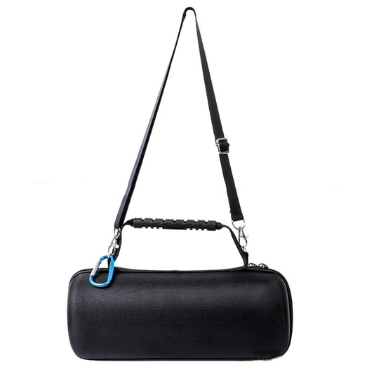 P403 For JBL Pulse 4 EVA Speaker Protective Cover Storage Box Outdoor Portable Bag With Shoulder Strap & Carabiner(Black) by buy2fix