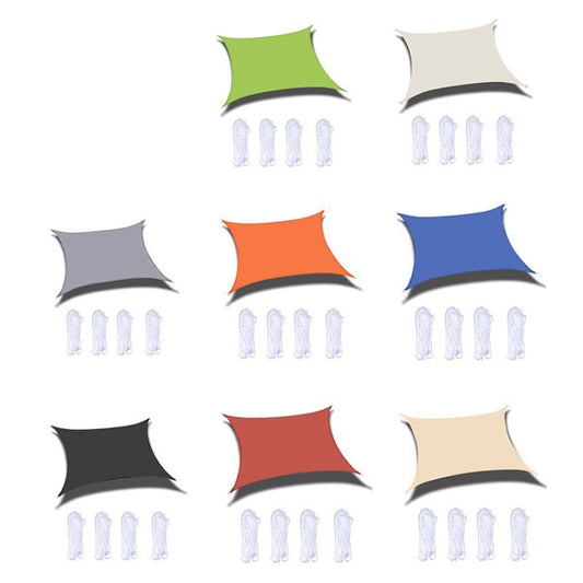 Outdoor Garden Sunshade Sail Waterproof Anti-UV Canopy, Size: 2m x 4m(Beige) by buy2fix