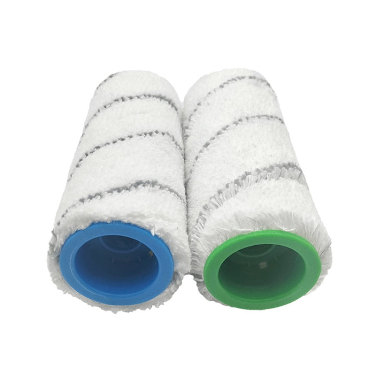 1 Pair HJ-PJ-0117 Multi-Floor Brush Cleaning Brush Roller Brush For Kaica FC3D / FC5 by buy2fix