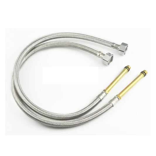 Weave Stainless Steel Flexible Plumbing Pipes Cold Hot Mixer Faucet Water Pipe Hoses High Pressure Inlet Pipe, Specification: 40cm 3.5cm Copper Rod by buy2fix