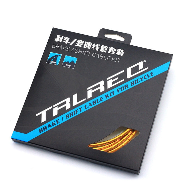 TRLREQ Mountain Road Bicycle Aluminum Alloy Brake Outer Tube Oil-Filled Fish Bone Line Tube, Colour: Green by buy2fix