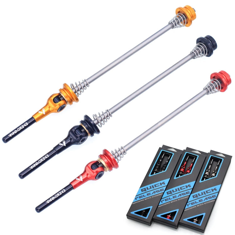 EVERDAWN Mountain Highway Bike Titanium Alloy Axis Quick Removal Rod Front And Rear Rollers Open Flower Drum Fixed Axis Trolley(Titanium Color) by buy2fix