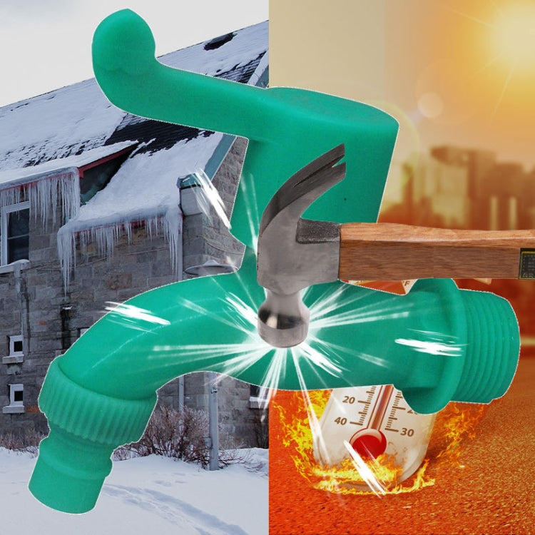 10pcs All Plastic Freeze-Resistant Washing Machine Faucet 3/4 inch (Random Delivery) by buy2fix