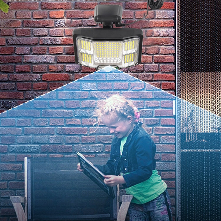 TG-TY085 Solar Outdoor Human Body Induction Wall Light Household Garden Waterproof Street Light wIth Remote Control, Spec: 96 COB Integrated by buy2fix