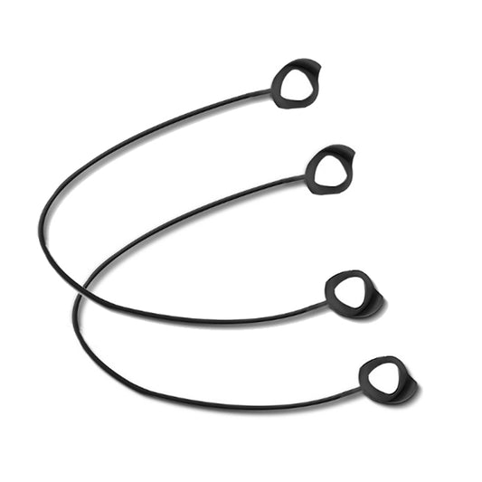 3 PCS Bluetooth Headphone Sports Silicone Anti-Lost Rope For Samsung GALAXLBuds 1 / 2(Black) by buy2fix