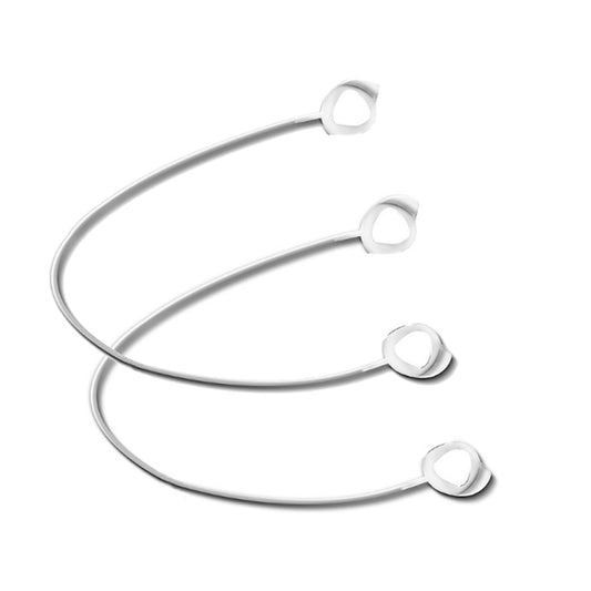 3 PCS Bluetooth Headphone Sports Silicone Anti-Lost Rope For Samsung GALAXLBuds 1 / 2(White) by buy2fix