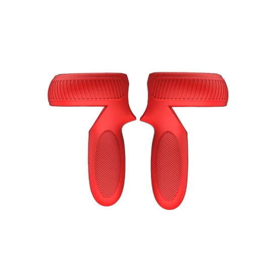 VR Handle Silicone Non-slip Drop Resistant Protective Cver For Meta Quest(Red) by buy2fix