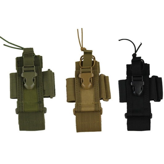 Outdoor Walkie Talkie Bag Mobile Phone Bag Mini Waist Bag Free Size(Mud) by buy2fix