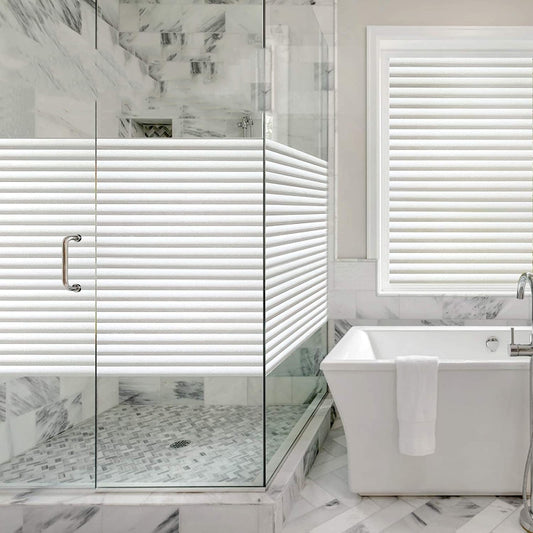 2pcs Office Privacy Glass Film Admiring Removable Large Size Blind Glass Stickers, Specification: 45cm x 1 m by buy2fix