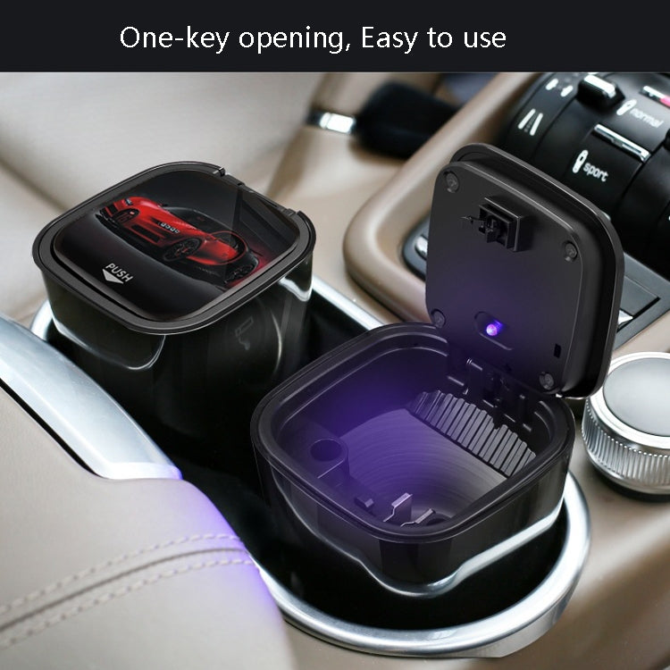 Automotive Supplies Car Loaded Ashtray(Bright Black) by buy2fix