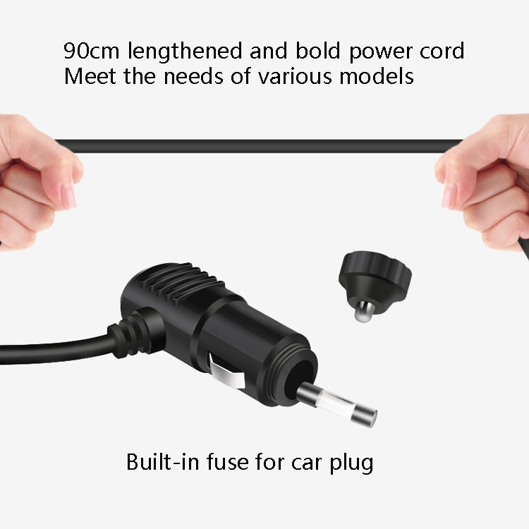 F558 With USB Mobile Phone Charging Car Fan 12/24V Car Truck Double Shaking Head Fan(Double Head 24V) by buy2fix