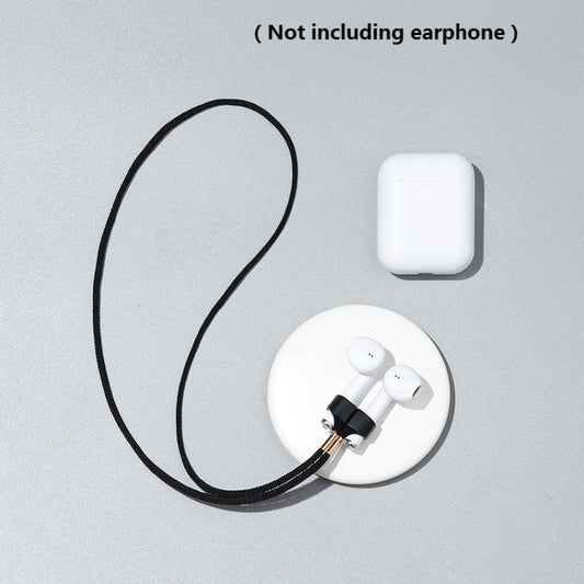 Wireless Earphones Acrylic Strong Magnetic Anti-Lost Rope For AirPods(Black) by buy2fix