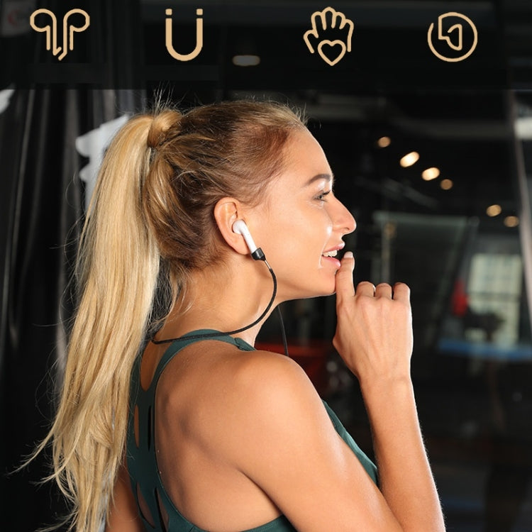 Wireless Earphones Acrylic Strong Magnetic Anti-Lost Rope For AirPods(Red) by buy2fix