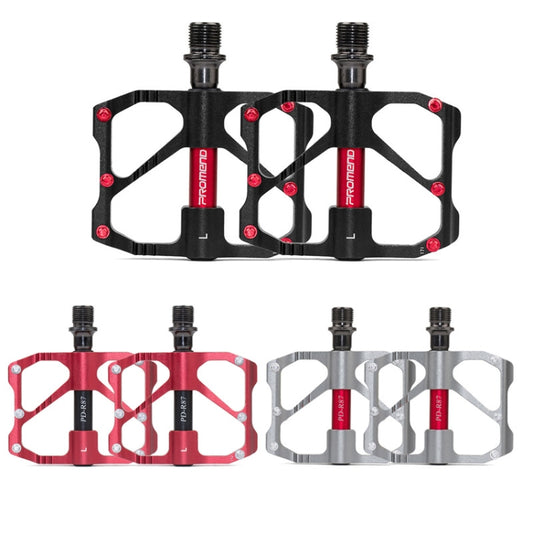 1 Pair PROMEND Mountain Bike Road Bike Bicycle Aluminum Pedals(PD-R87 Black) by PROMEND